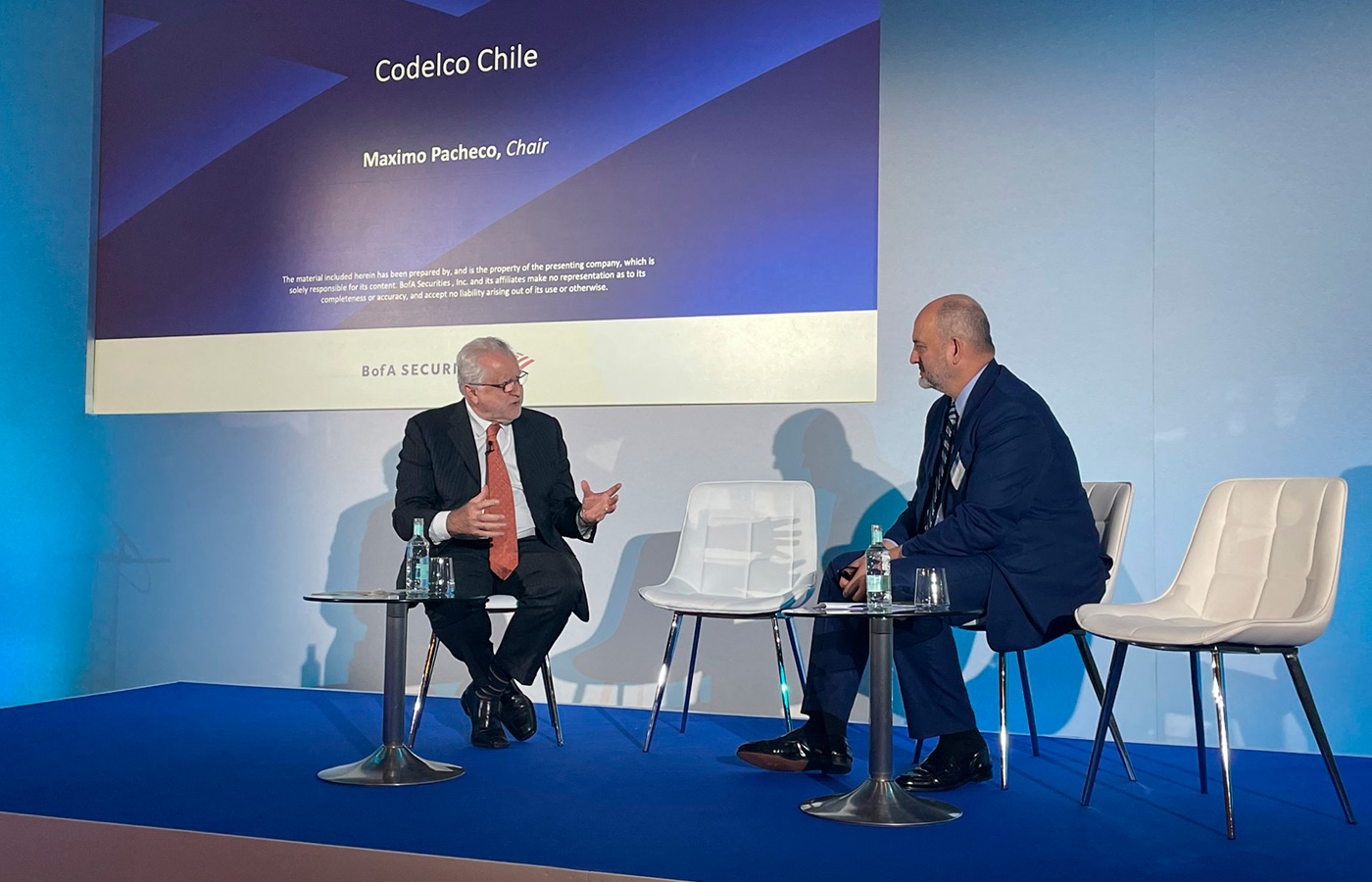 Máximo Pacheco, presidente del directorio de Codelco, abordó detalles de las últimas alianzas y la importancia de las asociaciones con terceros para el crecimiento de la compañía.| Crédito: Codelco