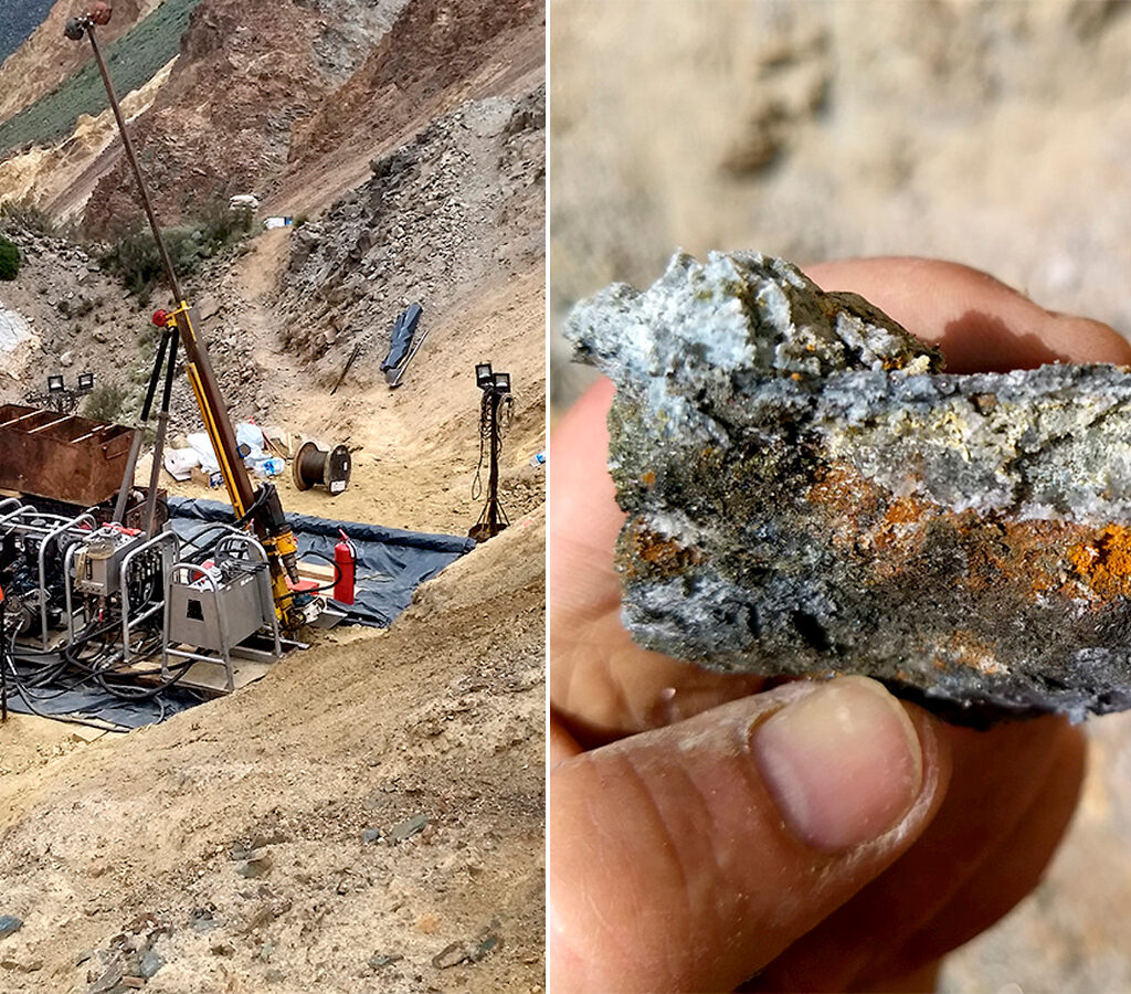 Esperanza es un proyecto de cobre y oro, cuya mineralización permanece abierta en dirección al proyecto Huachi. | Crédito: Latin Metals
