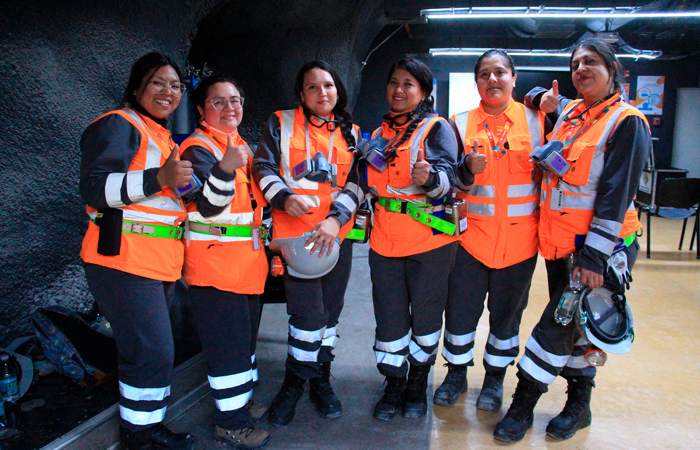 La división también logró un 67% de mujeres en las jefaturas de turno, consolidando un liderazgo femenino sin precedentes en la operación.| Crédito: Codelco