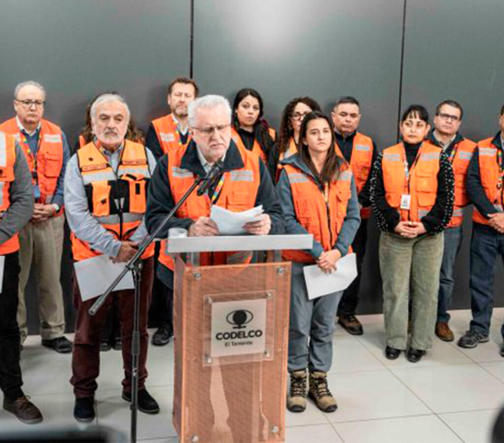 Seis trabajadores fallecieron por el evento sísmico que afectó al yacimiento.| Crédito: Codelco