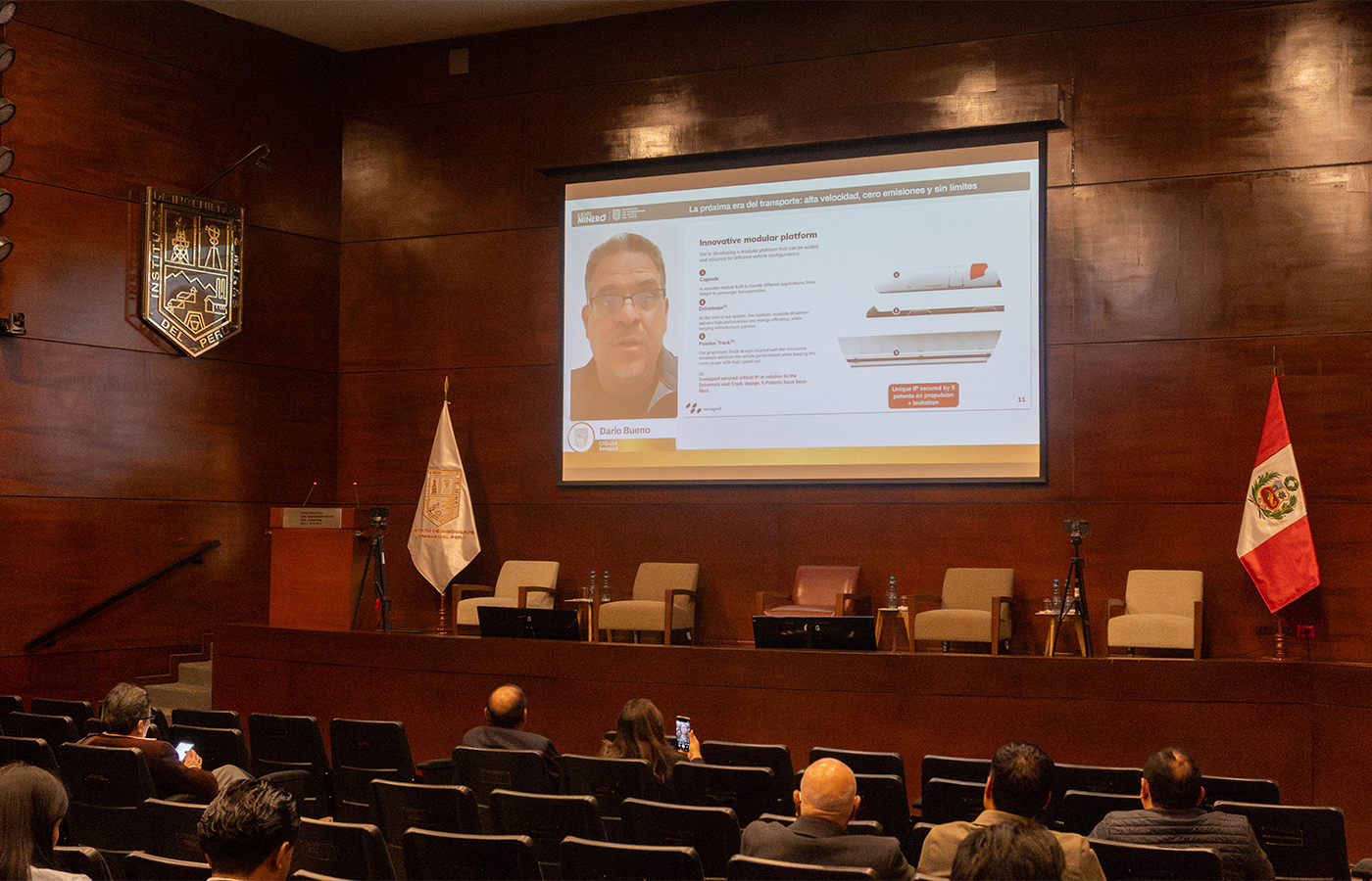 Esta infraestructura incorpora cápsulas que se desplazan mediante baja presión y sin fricción, se pondrá a prueba el 21 de noviembre en Colorado, en la tercera cámara de vacío más grande de EE. UU.| Crédito: IIMP