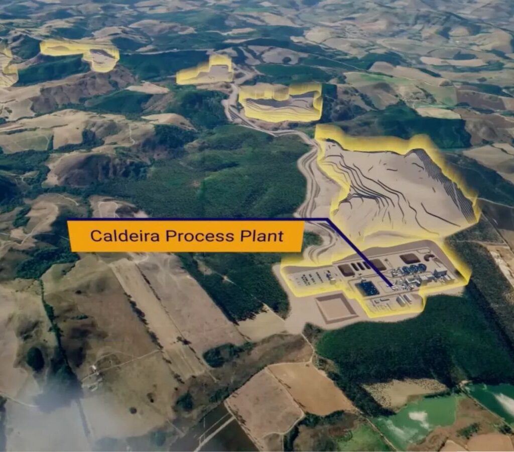 El material fue producido en una planta piloto en el proyecto Caldeira, en Poços de Caldas.| Crédito: Meteoric Resources