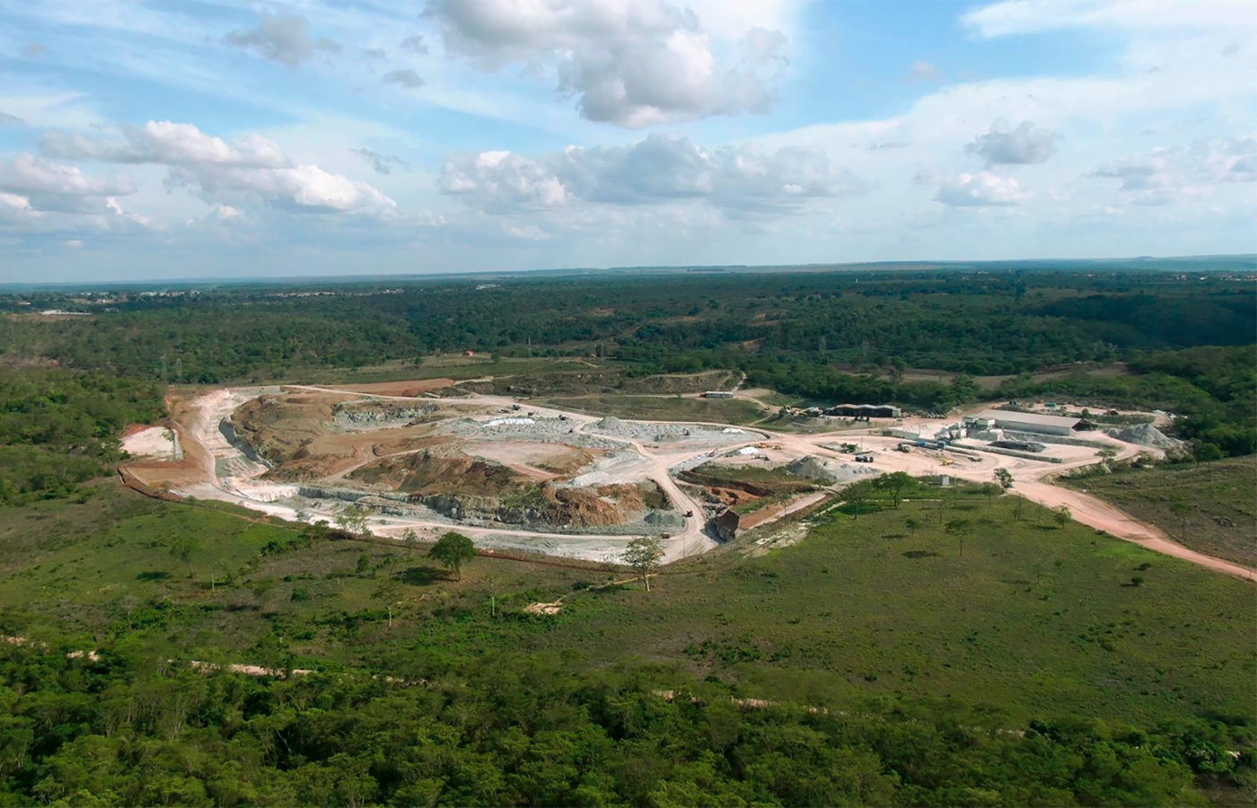 La mina de yeso de Grajaú se encuentra en el noreste de Brasil, en el estado de Maranhão.| Foto: Wirtgen