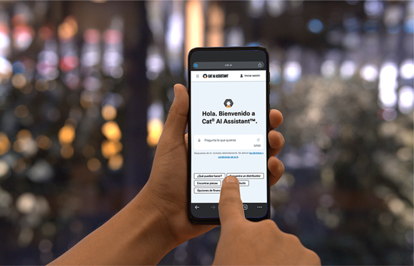 Cat AI Assistant unifica la diversa cartera de aplicaciones digitales de Caterpillar y la gran cantidad de datos de alta calidad en una experiencia sencilla y conversacional.| Foto: Cat
