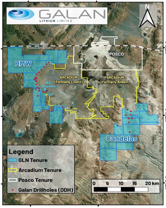 Galan Lithium recauda 14 millones de dólares australianos para proyecto argentino