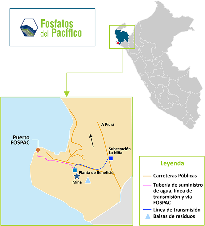 Perú: Proinversión incorpora en cartera la ampliación de fosfatos de Bayóvar por USD 940 millones