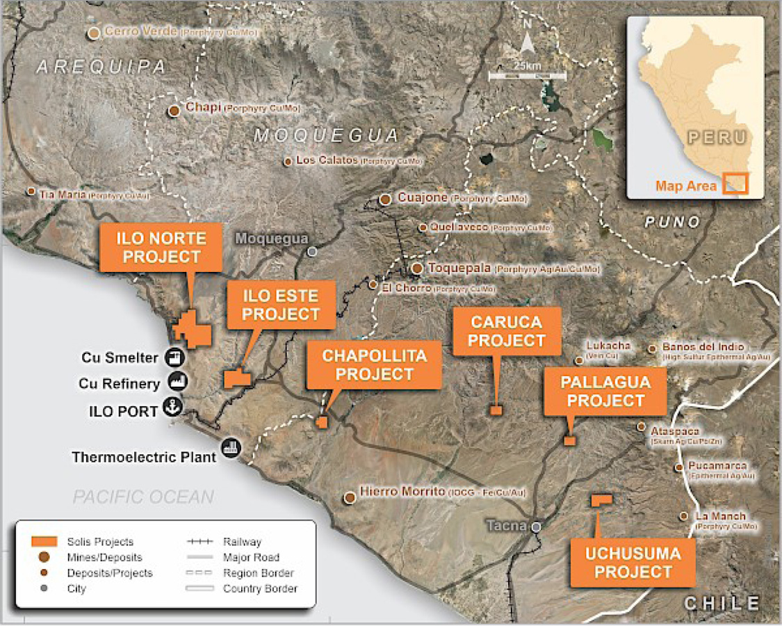 Solis Minerals busca ampliar licencias de exploración minera en Perú