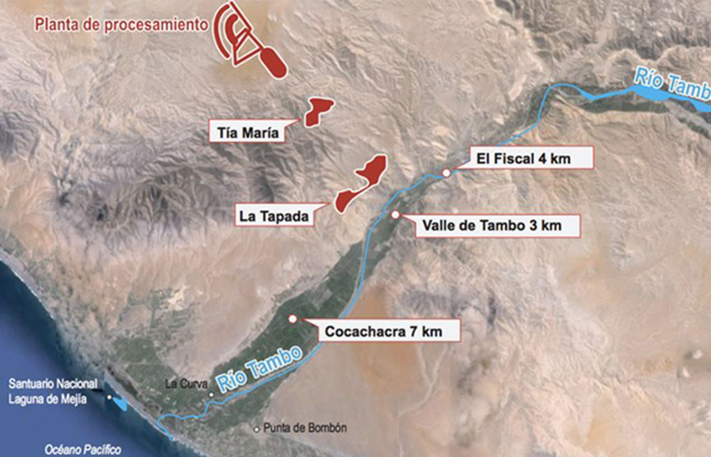 Perú: Southern espera que Tía María empiece a producir en 1.5 a 2 años