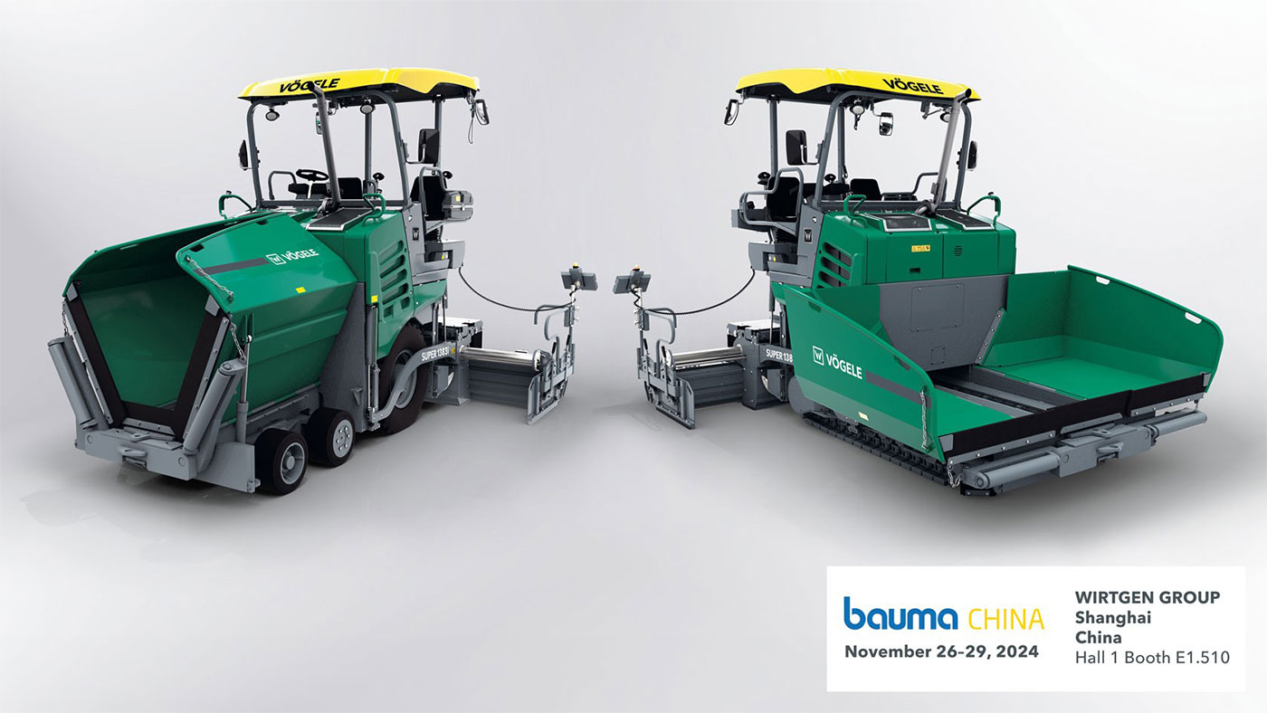 Bauma China 2024: Wirtgen Group presenta nuevos productos y tecnologías