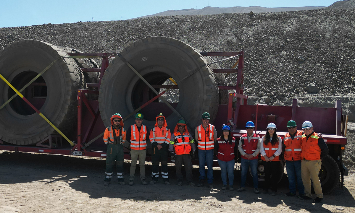 Chile: Minera Candelaria avanza en su meta de reciclaje de neumáticos