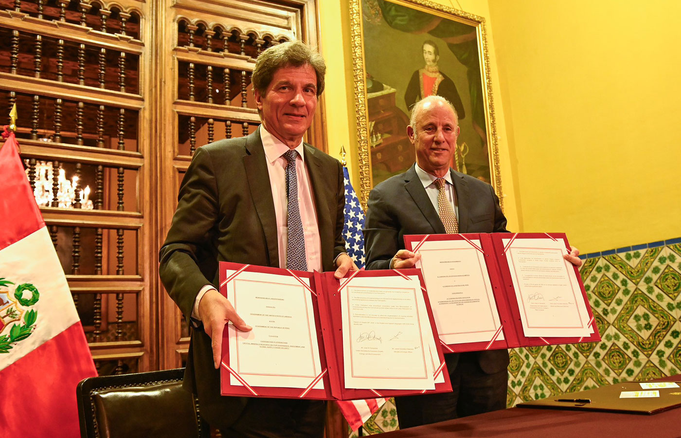 Estados Unidos y Perú firman un memorando para cooperación en minerales críticos