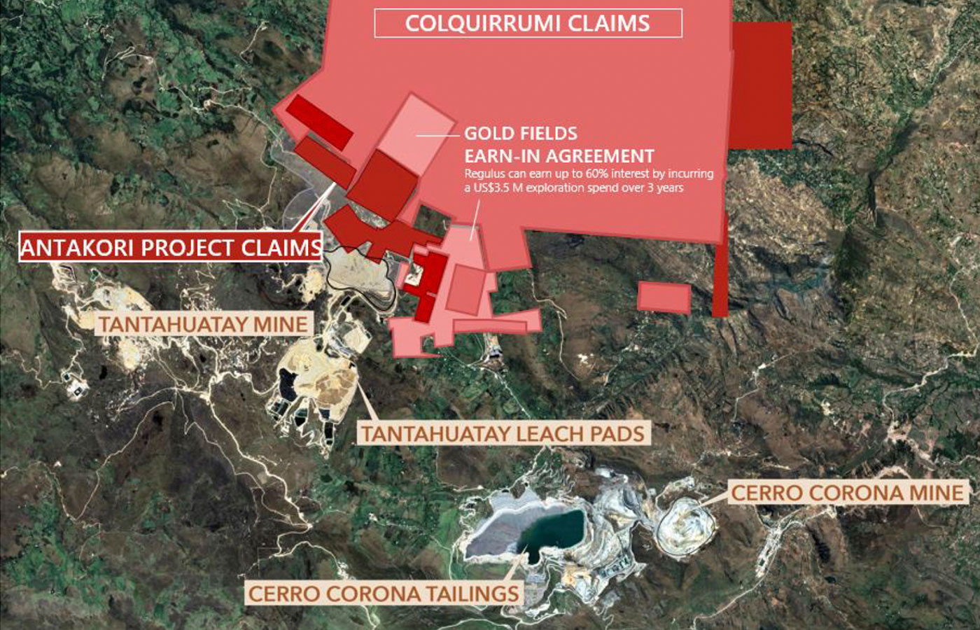 Perú: Regulus adquiere al 100% los derechos mineros de Colquirrumi