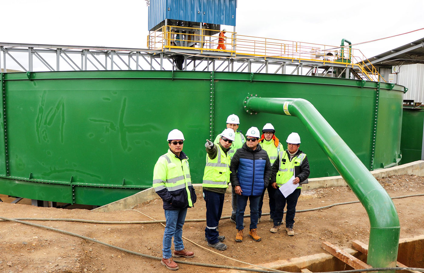 Perú: AMSAC inició el tratamiento de la relavera Quiulacocha 