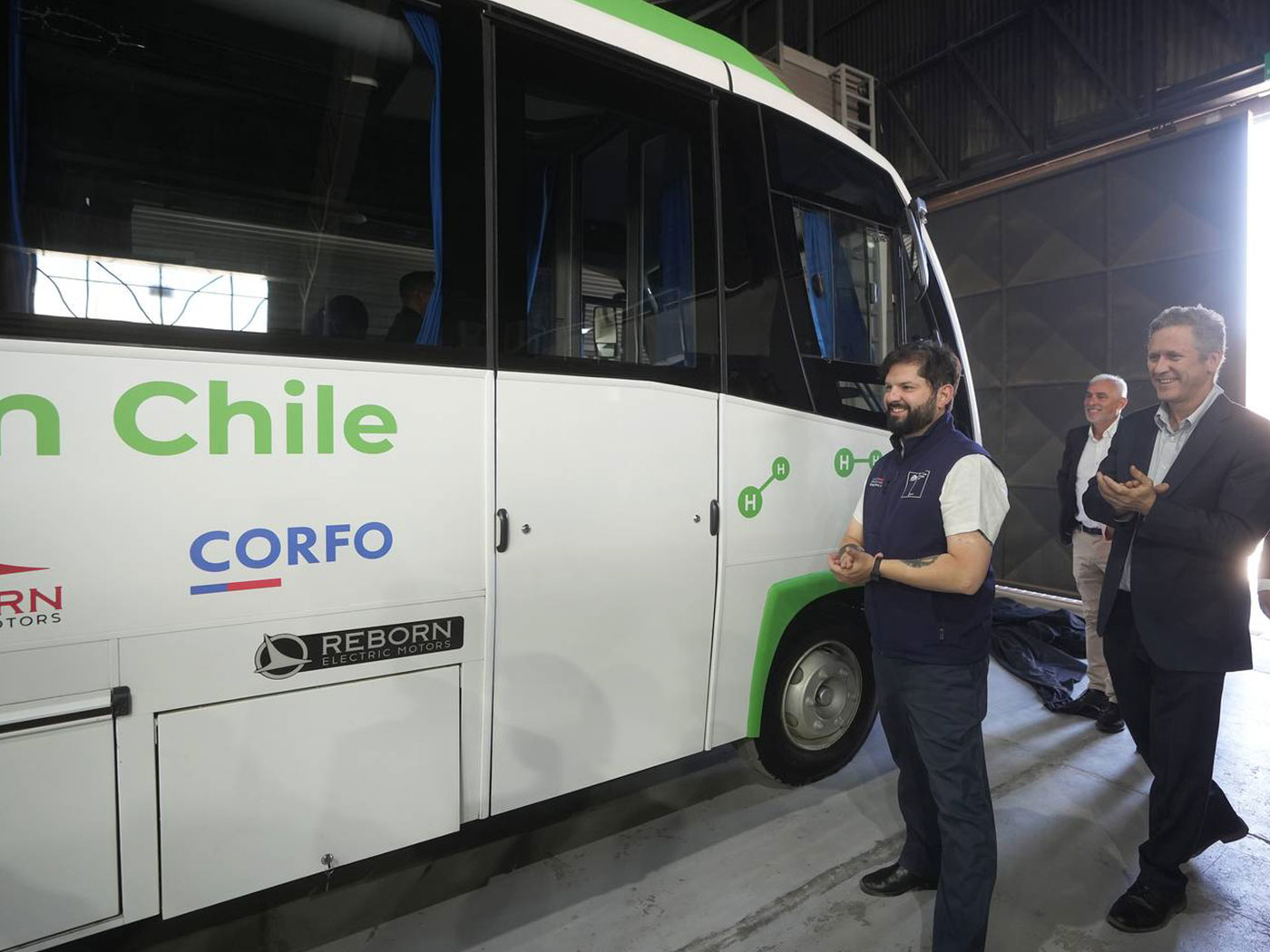 El primer bus a hidrógeno hecho en Chile