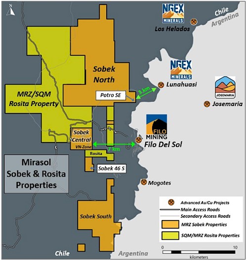 Chile: Mirasol avanza en la perforación y exploración del proyecto Sobek