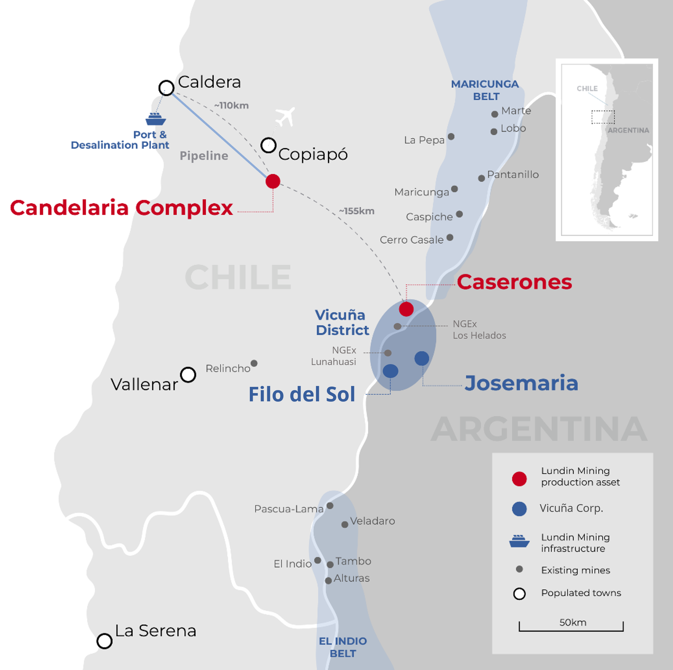  Lundin y BHP crean el gigante de cobre Vicuña Corp