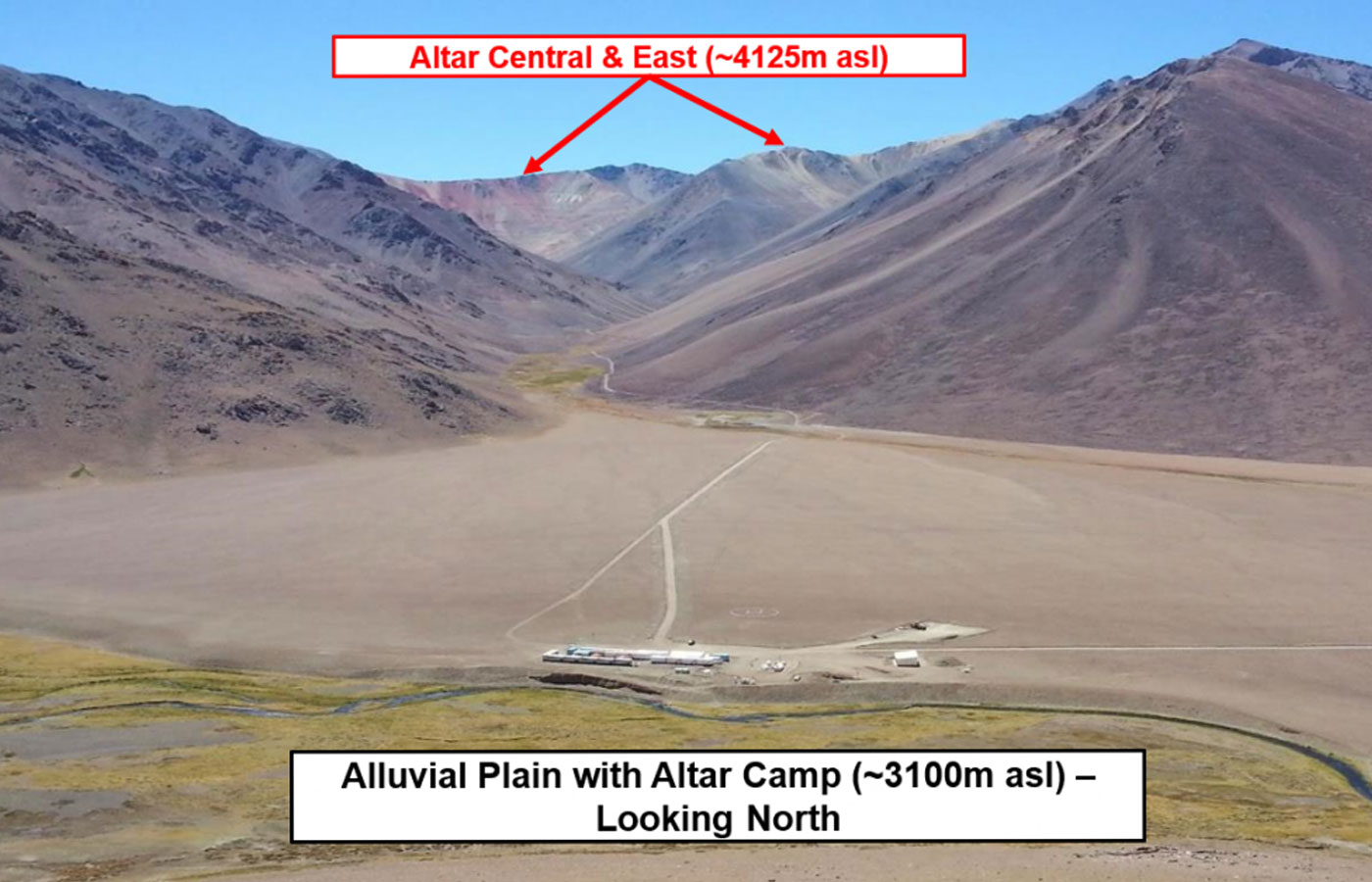 El proyecto Altar es un yacimiento de pórfido de cobre y oro situado en la provincia de San Juan, Argentina.| Crédito: Aldebaran Resources