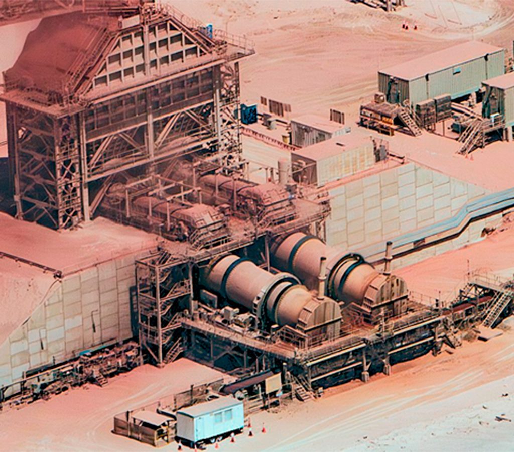 La plataforma optimiza la adición de ácido en tiempo real durante el proceso de aglomerado del mineral, reduce la variabilidad y en sus pruebas industriales ya presenta importantes mejoras en eficiencia.| Crédito: Antofagasta Minerals