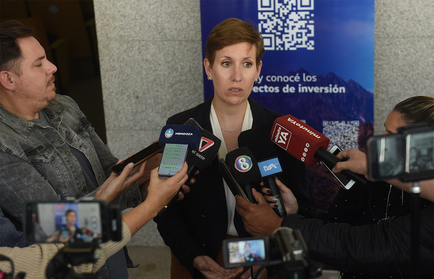 La ministra de Energía y Ambiente, Jimena Latorre, informó que la plataforma permite acceder de manera clara, transparente y centralizada a los proyectos disponibles.| Crédito: Gobierno de Mendoza