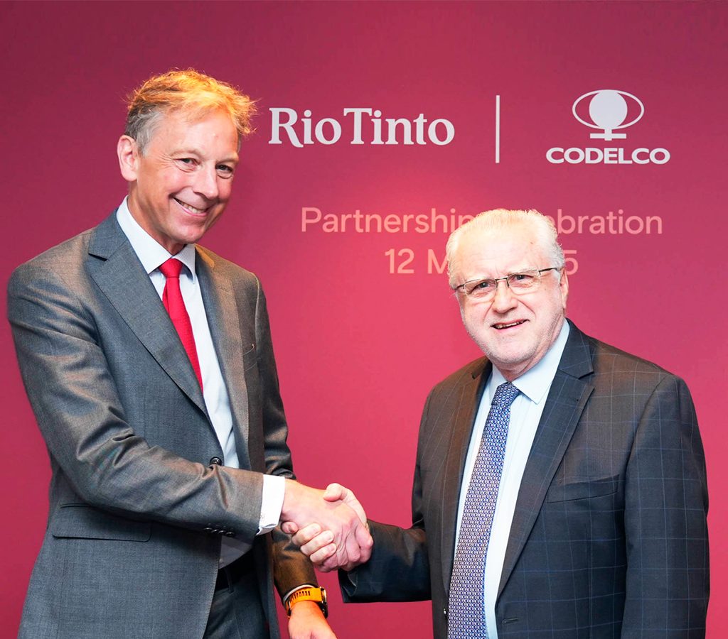 El acuerdo contempla la conformación de un comité conjunto y un financiamiento compartido en partes iguales.| Crédito: Codelco