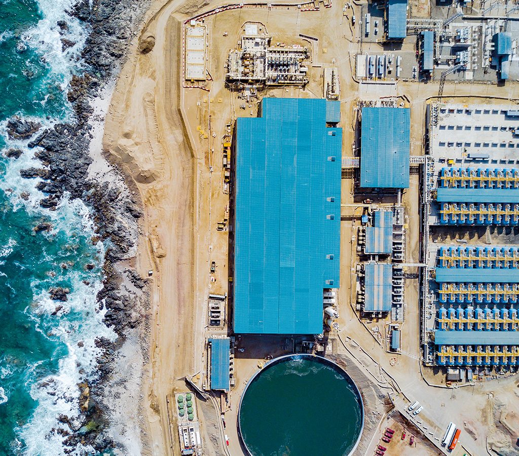 En Sudamérica, Minera Michilla fue la primera en construir una planta desaladora de tamaño industrial el año 1993.| Imagen referencial / Crédito: BHP