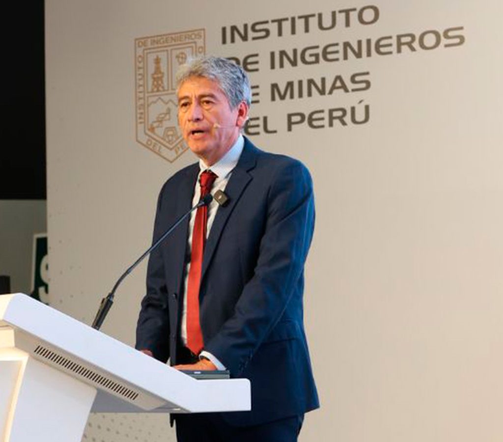 Isidro Oyola destacó las cifras obtenidas por Quellaveco gracias a sus procesos de automatización y transformación digital.| Crédito: IIMP