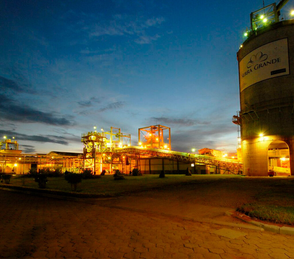 MSG se encuentra en el noroeste del estado de Goiás, en el centro de Brasil, a unos 5 km de la ciudad de Crixás.| Crédito: Mineração Serra Grande