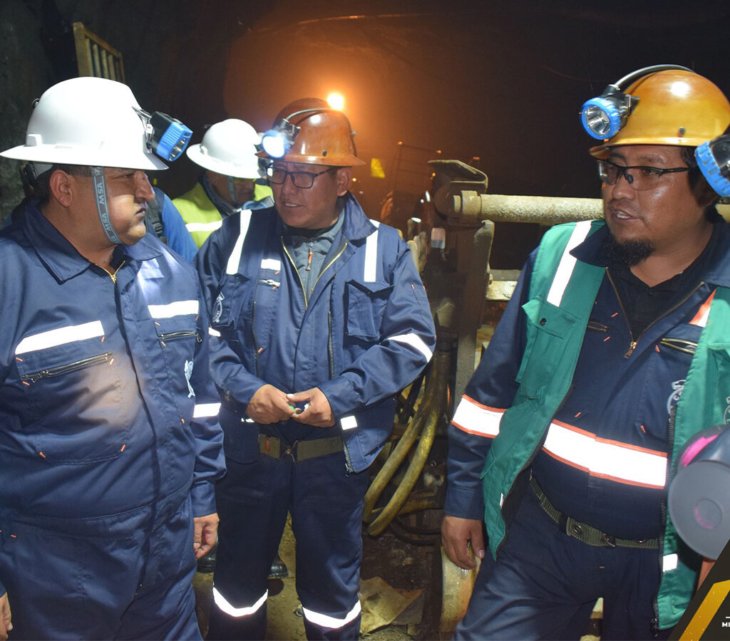 El Gobierno boliviano impulsa la ejecución de cuatro grandes proyectos que incrementarán la productividad de Huanuni.| Crédito: MMM
