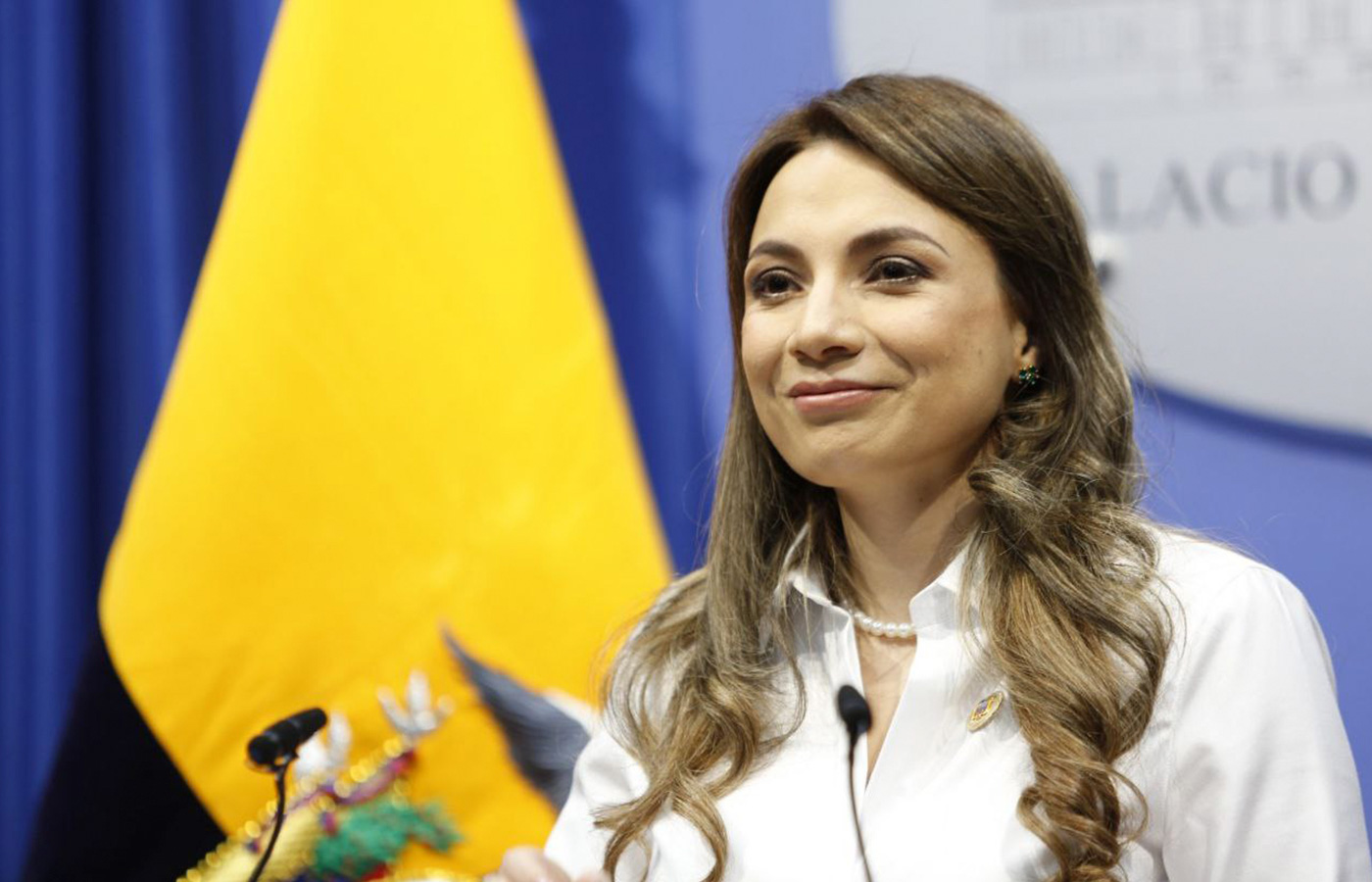 La portavoz oficial de Gobierno, Carolina Jaramillo, anunció una serie de medidas que abordan temas clave como el control minero, la eficiencia energética, la transparencia en empresas públicas, entre otros.| Crédito: Secretaría General de Comunicaciones