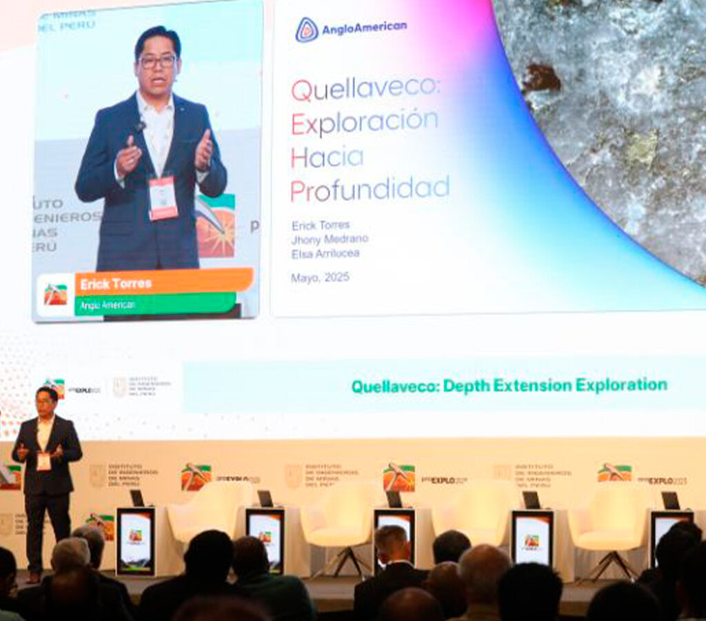 Erick Torres, el superintendente de Geología de la empresa, señaló que las recientes perforaciones arrojaron resultados favorables, con leyes de cobre superiores al 1%.| Imagen referencial / Crédito: IIMP
