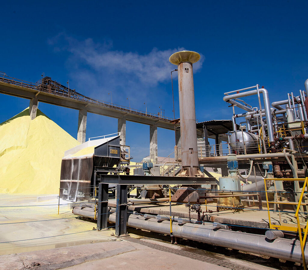 De acuerdo con Rainbow Rare Earths, el fosfoyeso de Uberaba contiene valiosos elementos de tierras raras que se producen como subproductos.| Crédito: Mosaic