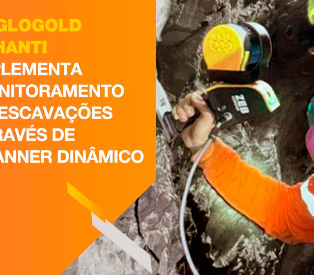 El uso del escáner dinámico en el monitoreo geomecánico amplia el control de las operaciones y creando un entorno de trabajo cada vez más seguro.| Crédito: AngloGold Ashanti