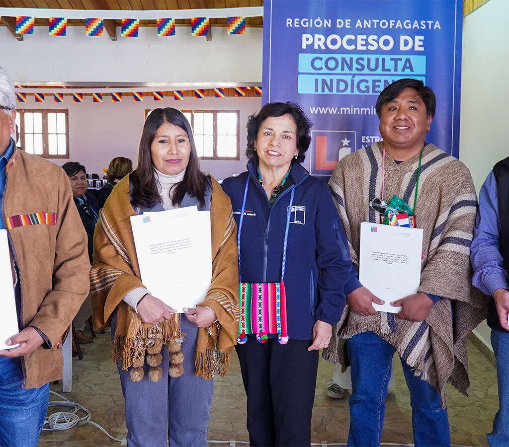 La ministra de Minería, Aurora Williams, encabezó actividad de cierre en Ascotán, comuna de Ollagüe.| Crédito: Ministerio de Minería de Chile