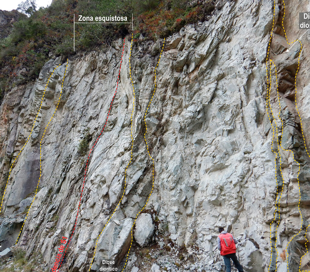 Ingemmet identifica rocas y estructuras geológicas con potencial prospectivo, que podrían explicar la presencia de recursos económicos y actividad tectónica reciente en Ulcumayo y Tarma.| Crédito: Ingemmet