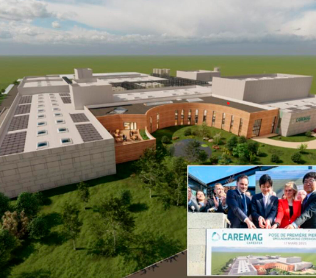 Carester, a través de su filial Caremag, construye en Francia una planta de separación y reciclaje de tierras raras.| Crédito: Brazilian Rare Earths