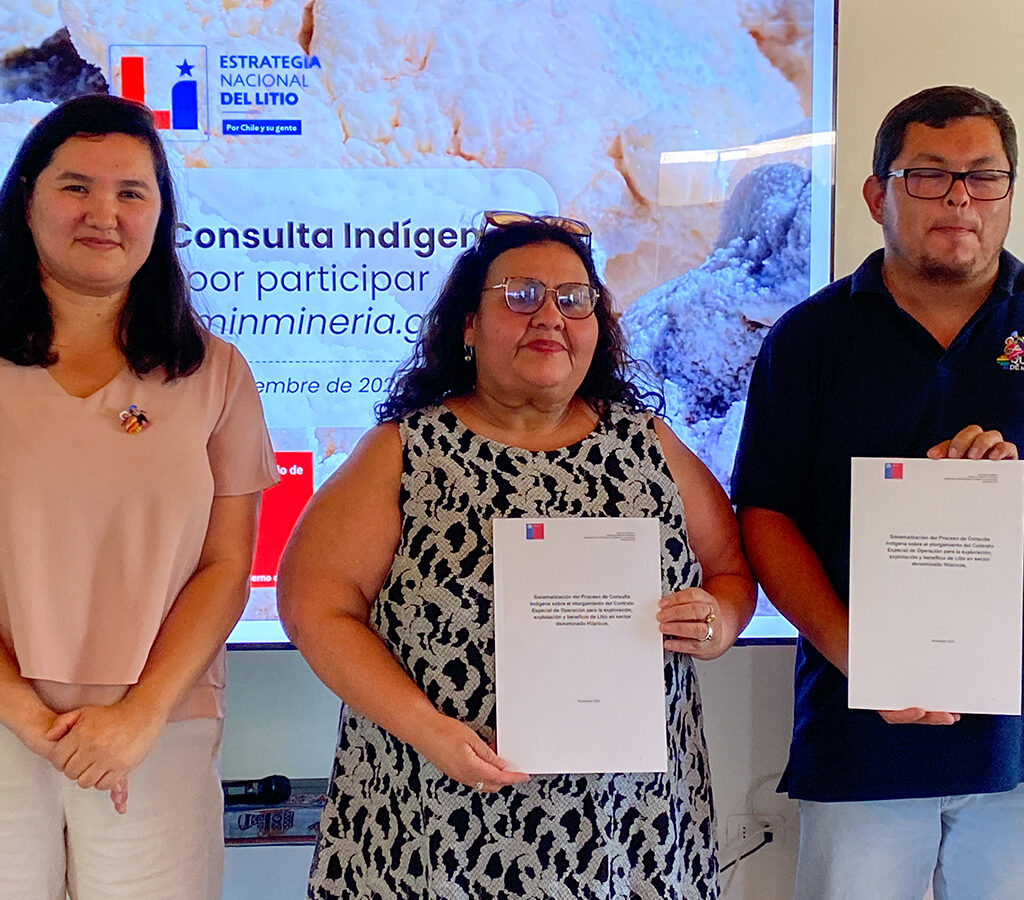 El Ministerio de Minería ha liderado 12 procesos de consulta indígena, nueve de los cuales ya han finalizado.| Crédito: Gobierno de Chile