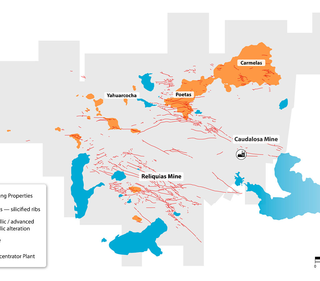Silver Mountain Resources viene rehabilitando el proyecto minero desde 2021 para su futura entrada en operación comercial.| Crédito: Silver Mountain