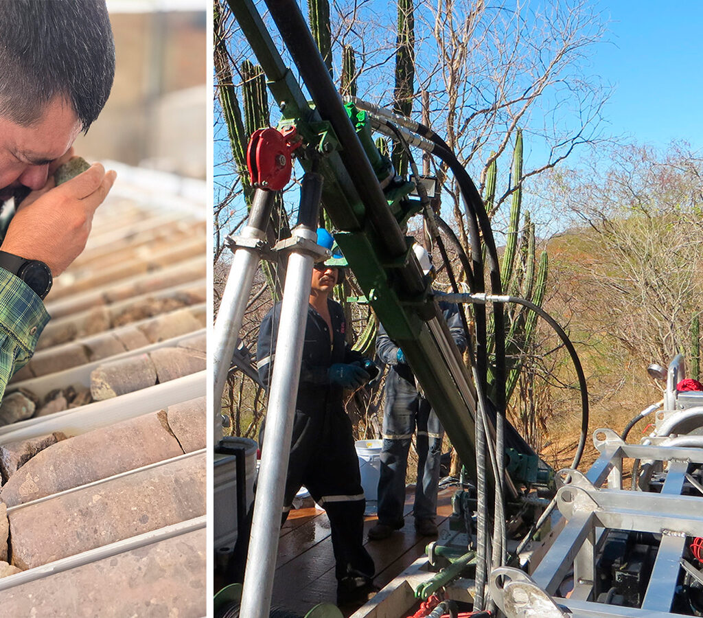 La Fase 1 de perforación se centró en tres zonas de vetas de alta ley: Promontorio, Europa y Travesía.| Crédito: Minaurum Gold