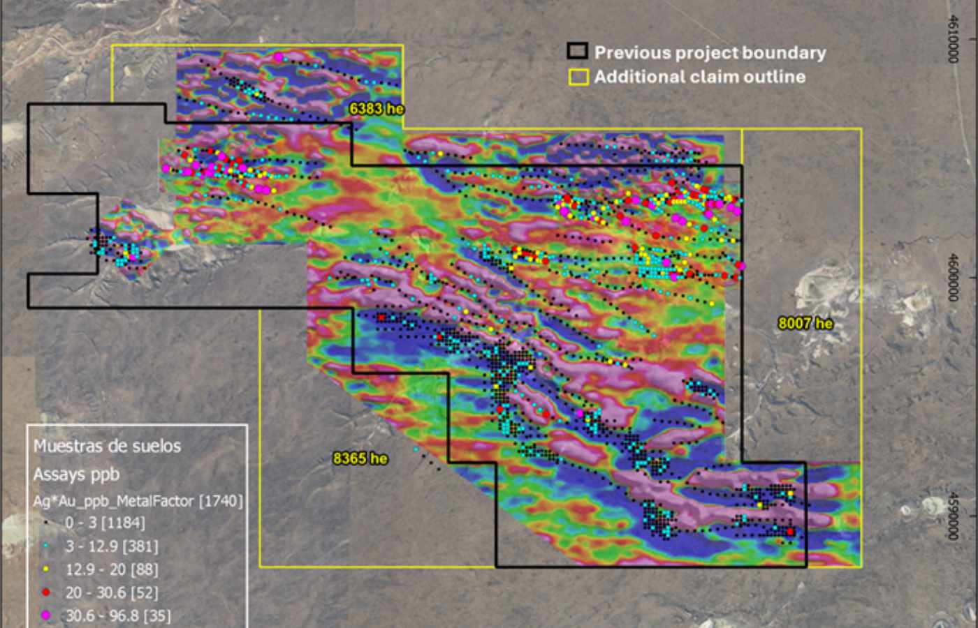 Las tres concesiones de exploración adicionales en el proyecto El Zanjon cubren las 22 755 ha.| Foto: Targa Exploration