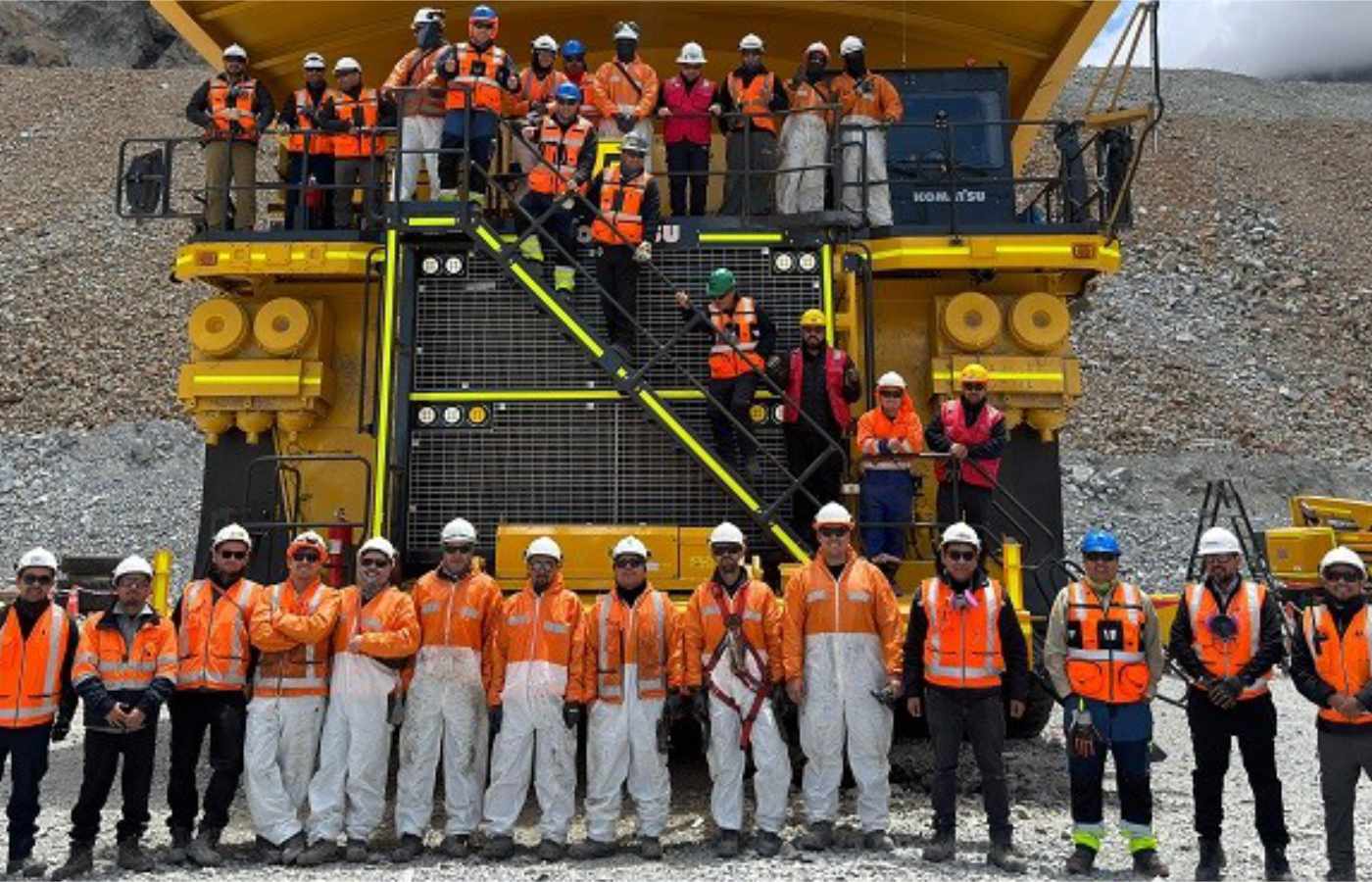 Con capacidad de transporte de 295 toneladas, los equipos fueron entregados a fines de 2025.| Foto: Antofagasta Minerals