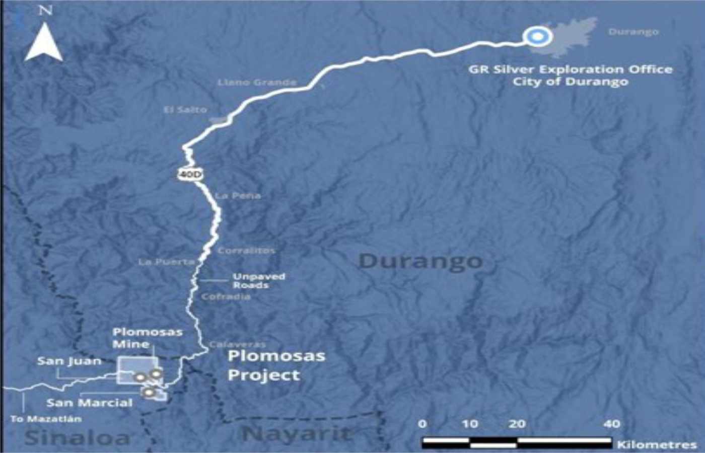 Se espera que el programa de perforación de extensión se complete a principios de la segunda mitad de 2026.| Foto: GR Silver Mining