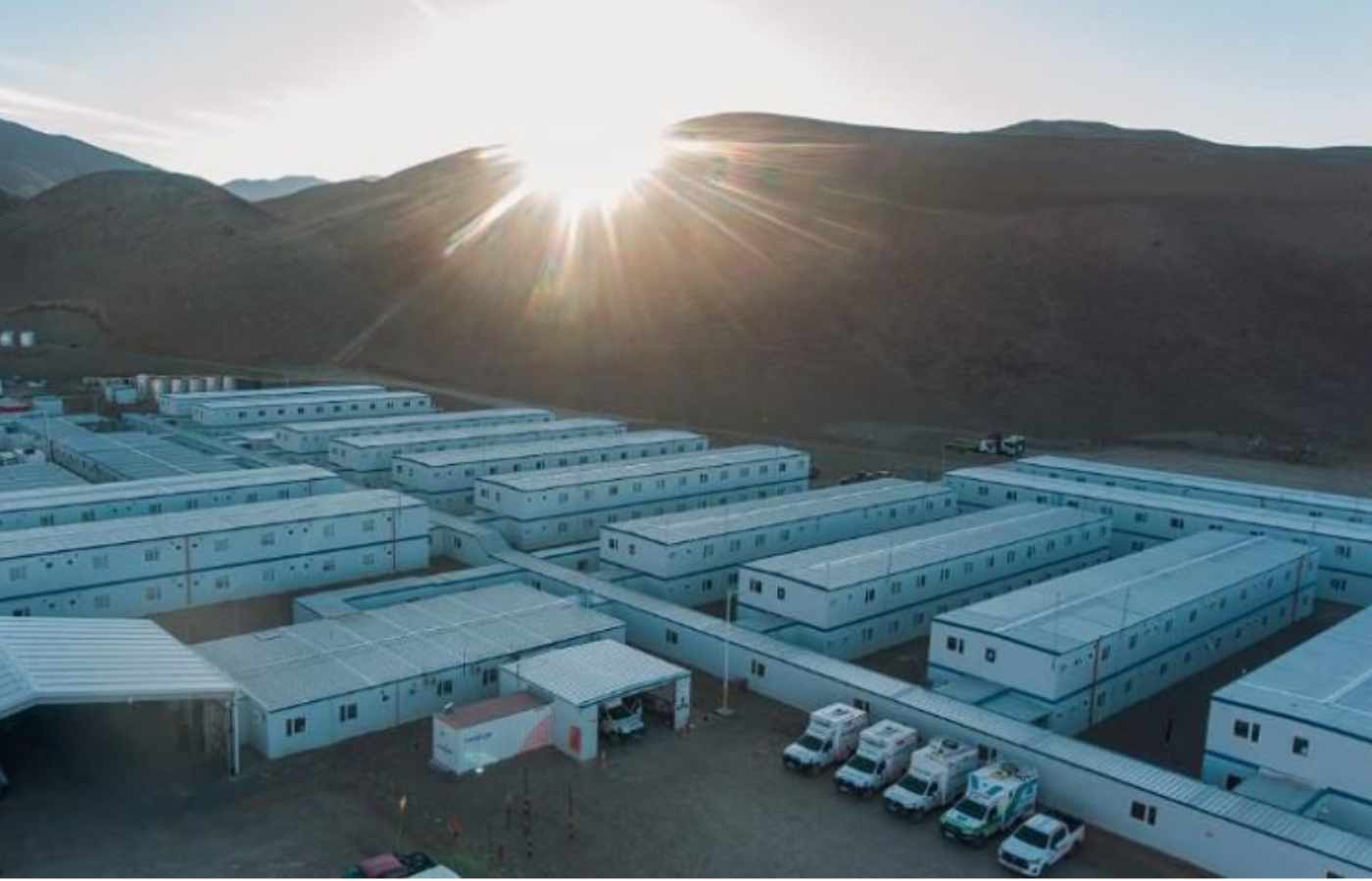 Panorámica del campamento del proyecto Josemaria.| Foto: Gobierno de San Juan