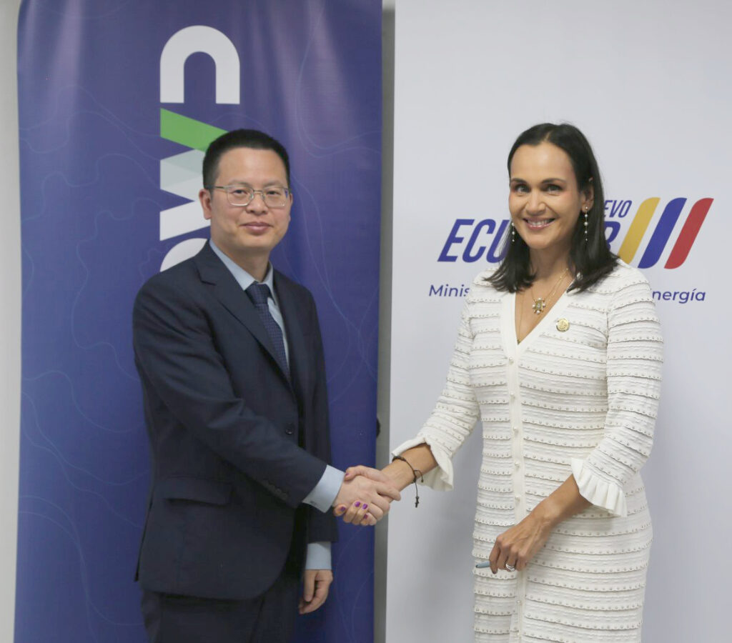 Este proyecto, de la empresa MOC Group, se ubica en la provincia de El Oro.| Foto: Ministerio de Ambiente y Energía