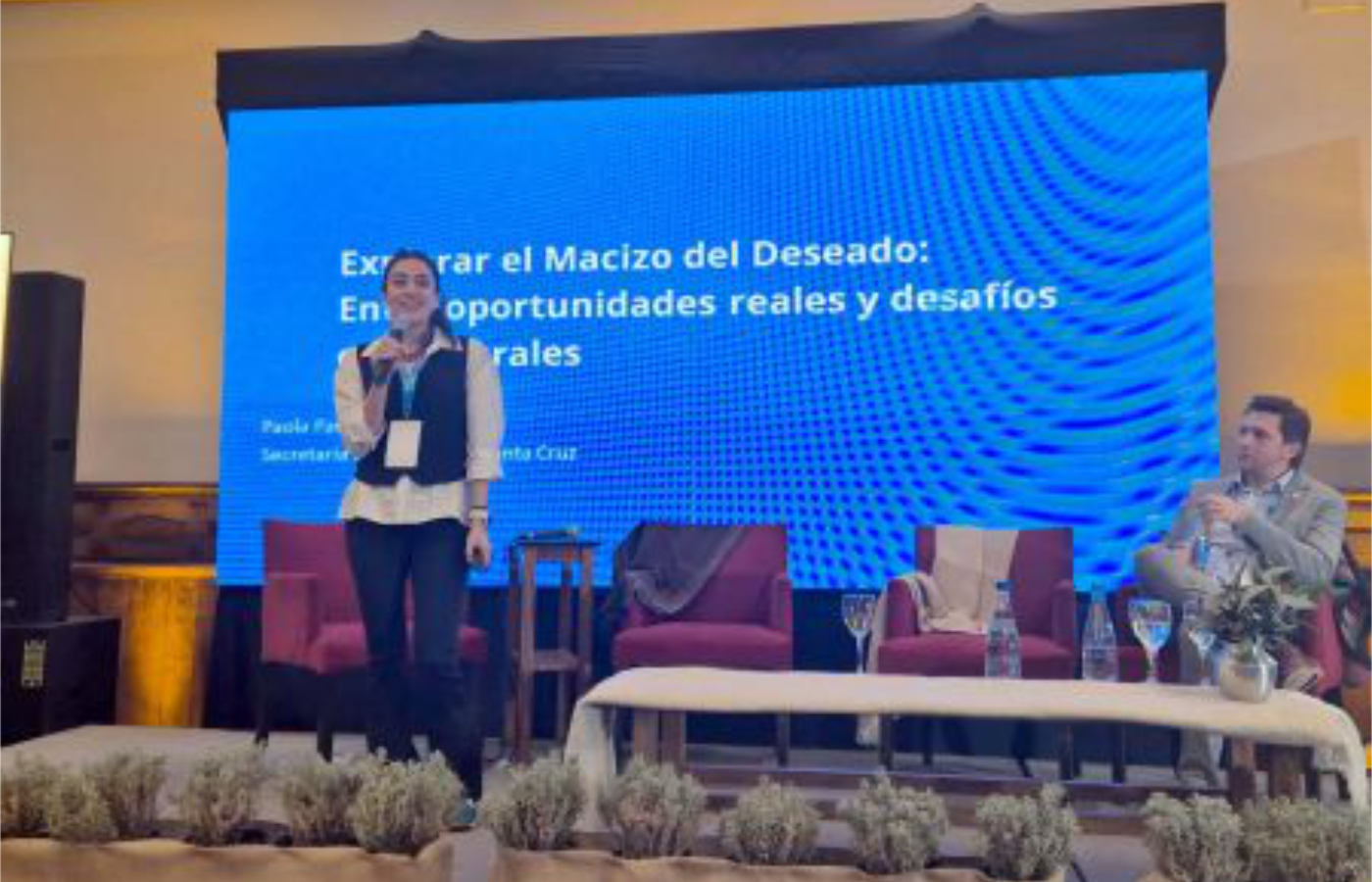 Santa Cruz participó en la Expo Minera San Juan 2026, donde destacó el rol de la exploración para impulsar proyectos y sostener el empleo. | Foto: Gobierno de Santa Cruz