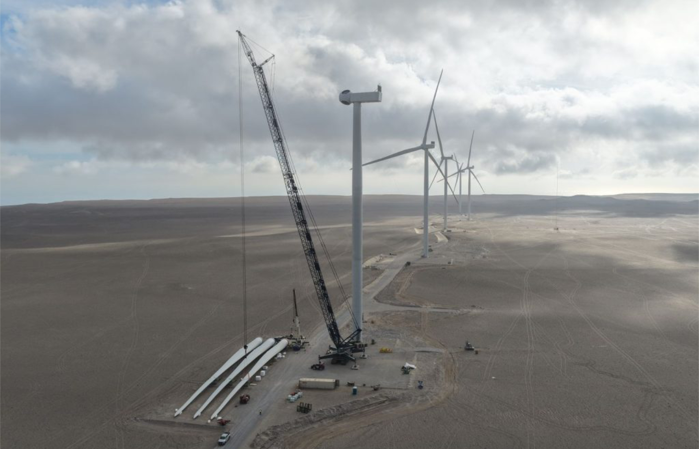 Proyecto minero Pampa del Pongo accederá a suministro eléctrico de Parque Eólico Caravelí.| Foto: Celaris Energy
