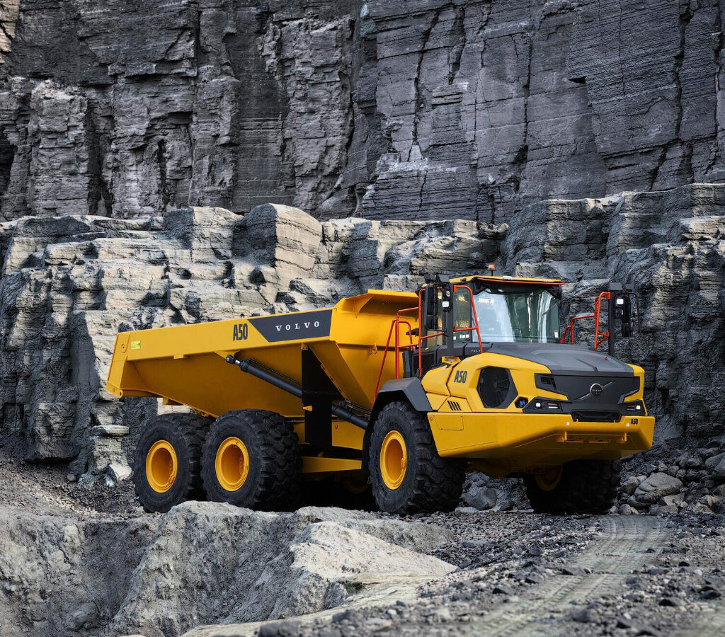 El nuevo dúmper articulado Volvo A50 prioriza la visibilidad del operador y la interacción segura con la máquina.| Foto Volvo CE