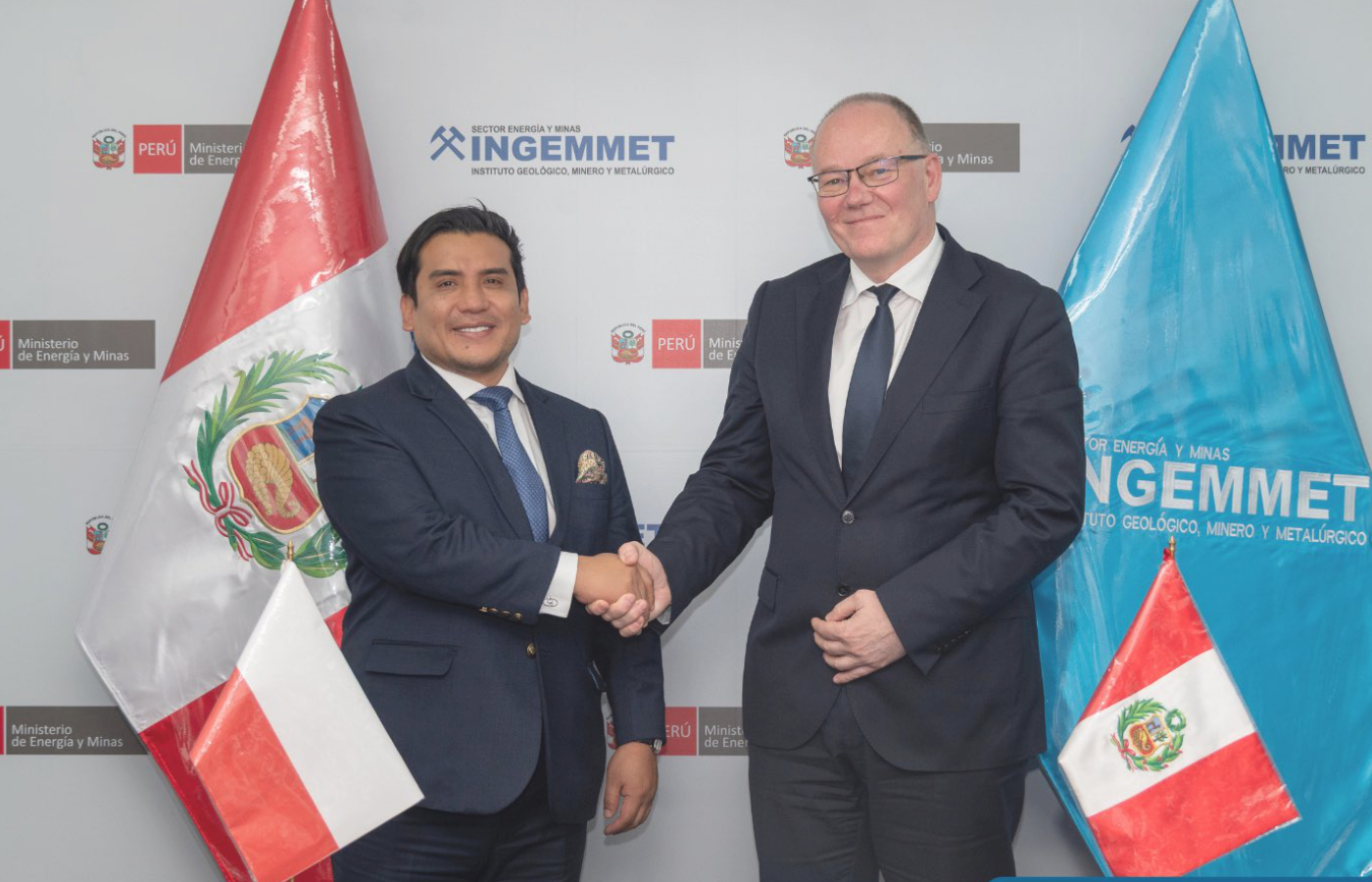 La delegación polaca conoció los avances del Ingemmet en el uso de inteligencia artificial para la prospección de recursos minerales y el potencial geológico del territorio peruano.| Foto: Ingemmet