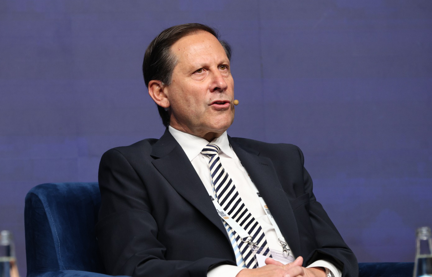 Iván Arriagada, presidente ejecutivo y CEO de Antofagasta PLC, destacó en el WMC 2026 que el desafío de la industria es responder a la creciente demanda de minerales, impulsando la tecnología y la confianza social.| Foto: IIMP