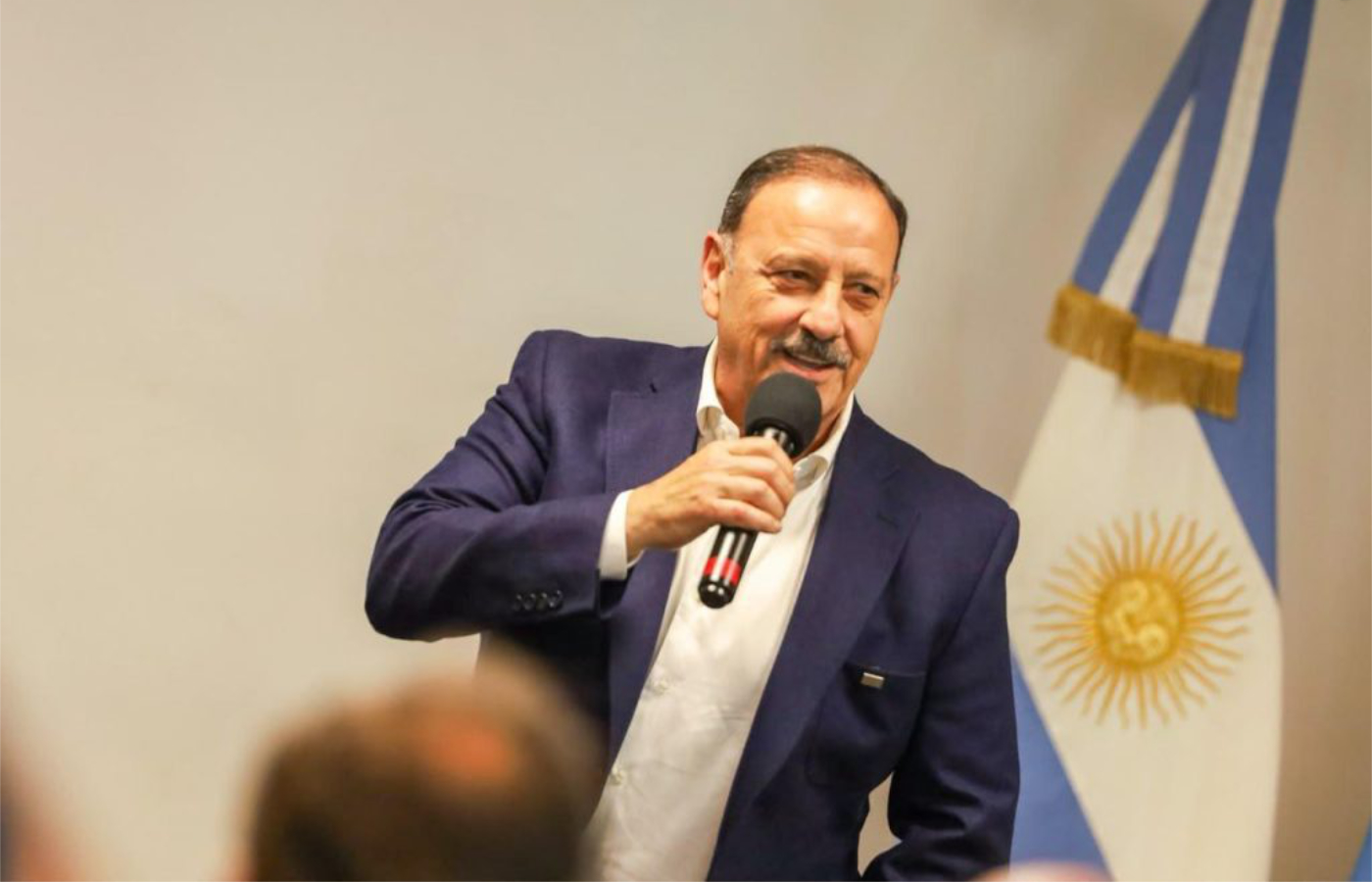 Ante empresarios, funcionarios y referentes del sector, el gobernador de La Rioja, presentó la iniciativa.| Foto: Gobierno de La Rioja