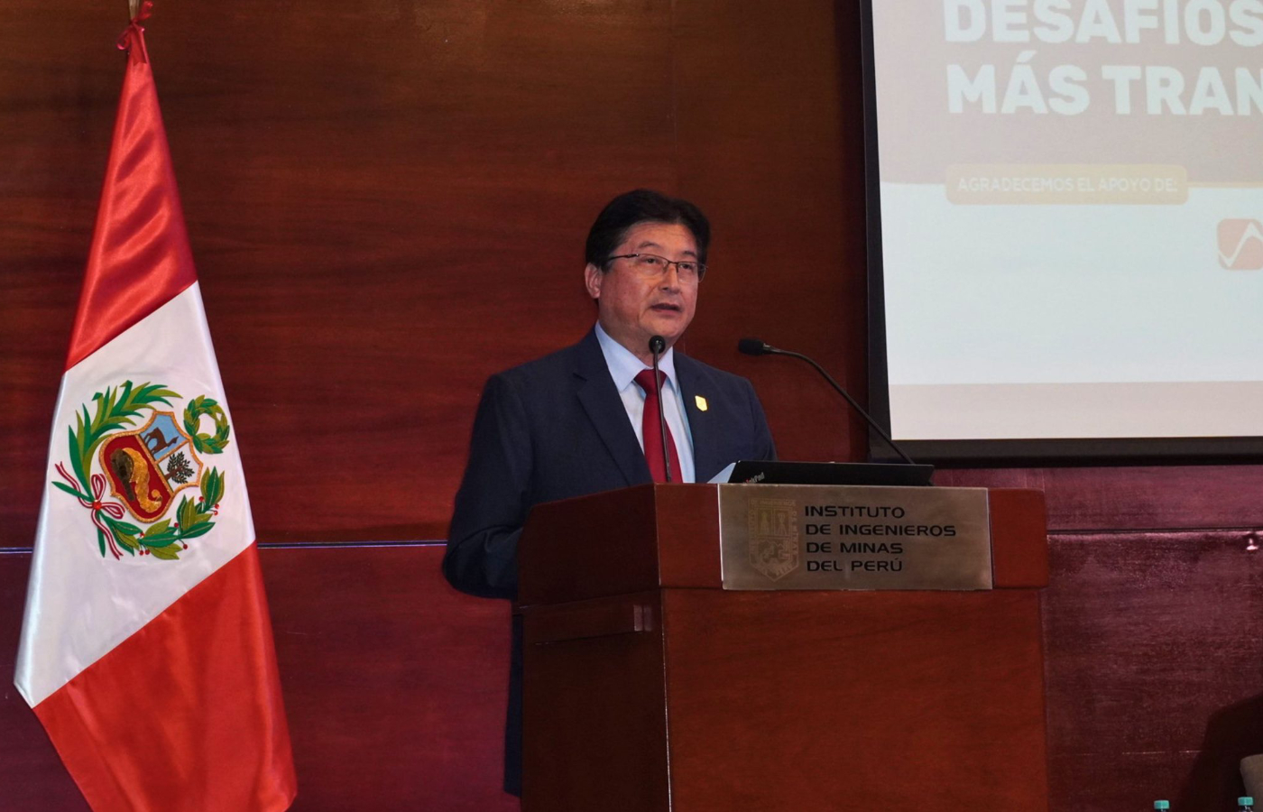 Director del IIMP sostiene que la nueva gestión debe agilizar los permisos para las inversiones y garantizar que la riqueza minera se traduzca en obras y servicios para la población.| Foto: IIMP